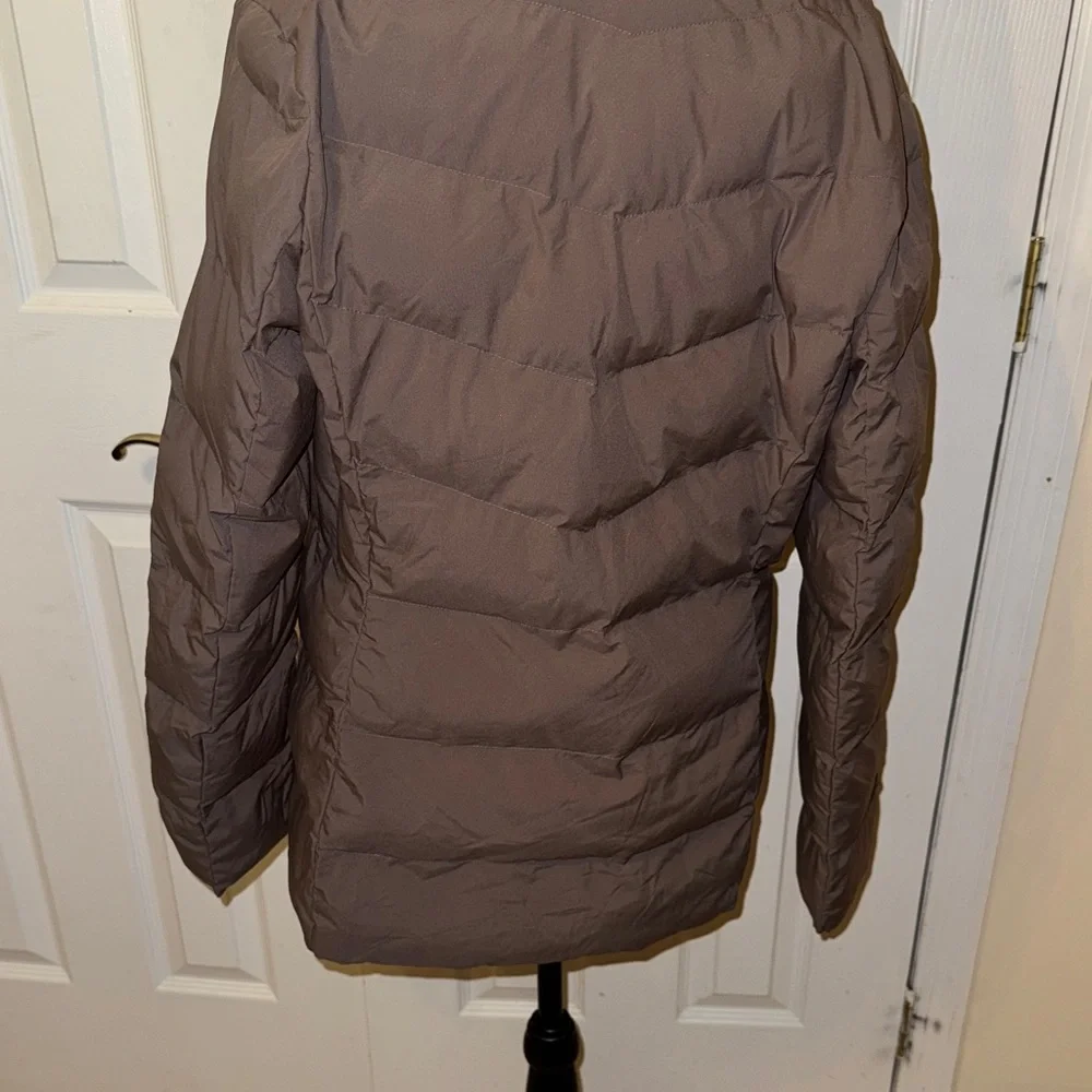 32 Degrees Women's Taupe Puffer Jacket - Picture 9 of 9